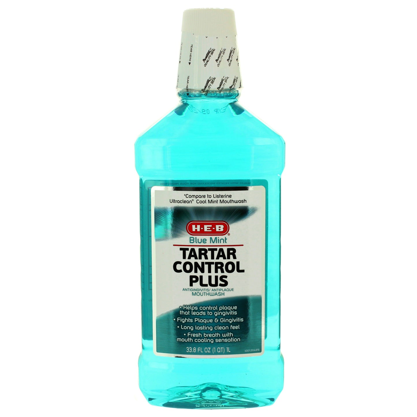 H-E-B Blue Mint Tartar Control Plus Mouthwash