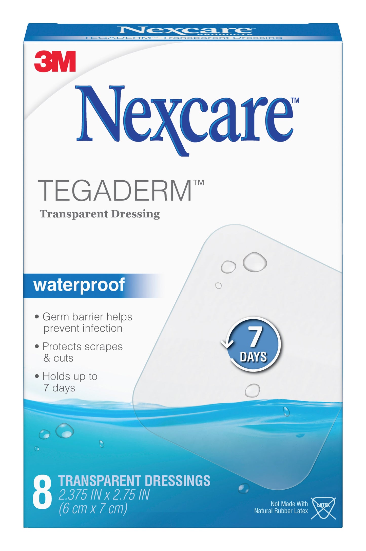 Nexcare Tegaderm Waterproof Transparent Dressings
