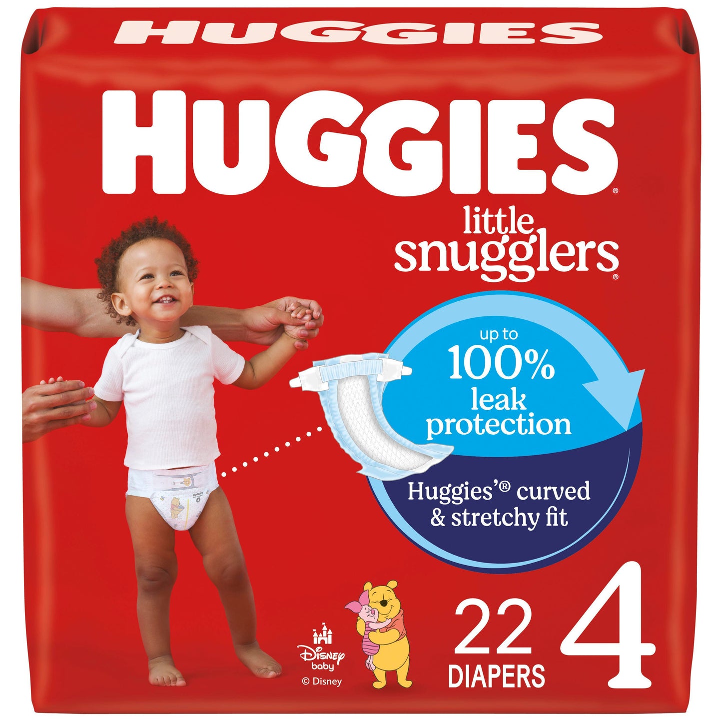 Huggies Little Snugglers Baby Diapers - Size 4