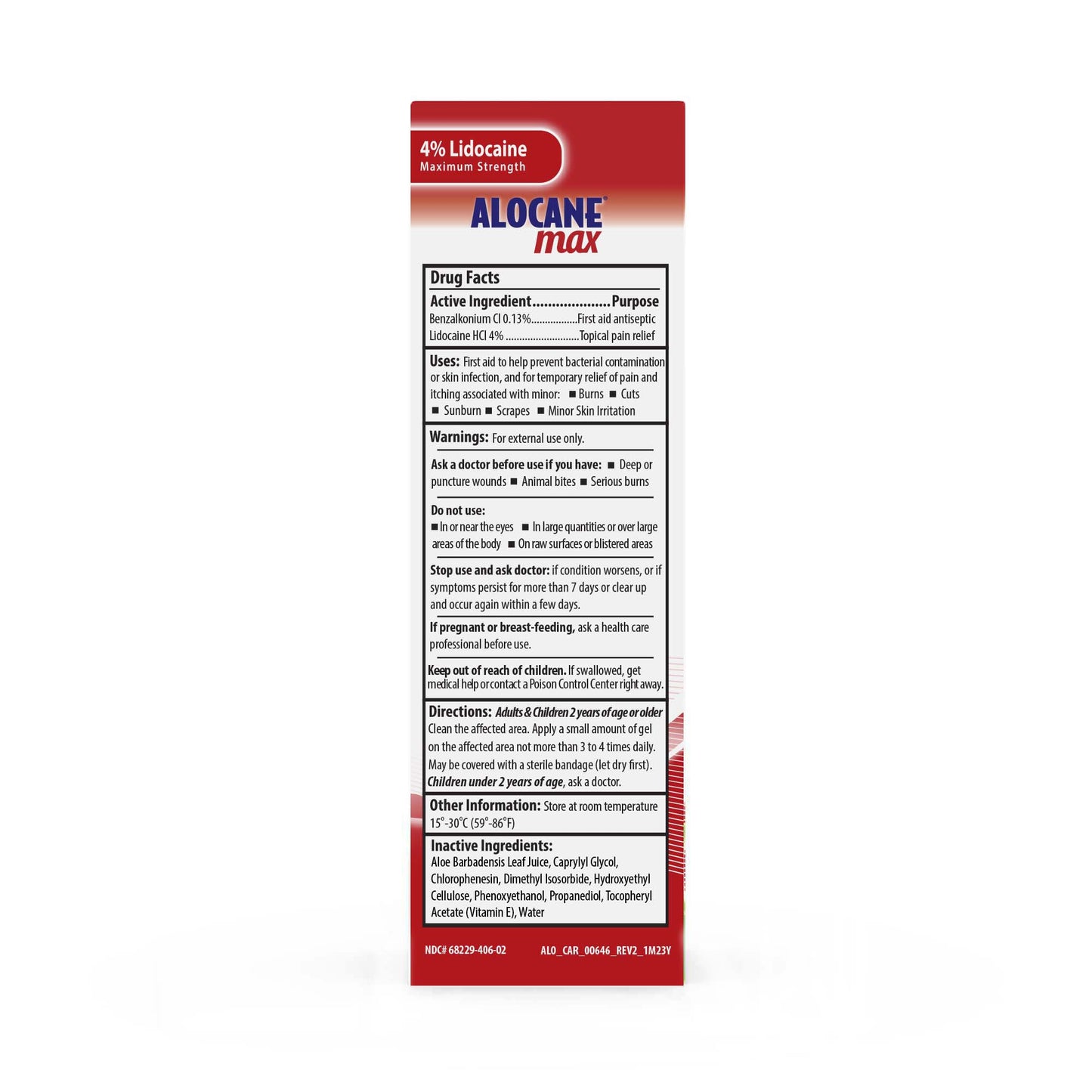 Alocane Max Emergency Burn Gel with Antiseptic - Maximum Strength