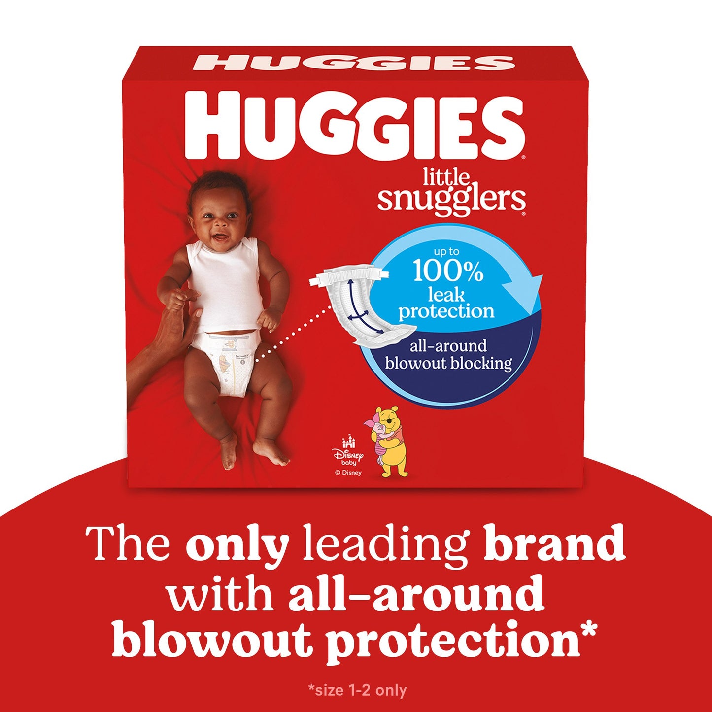 Huggies Little Snugglers Baby Diapers - Size 2 (12-18 lbs)