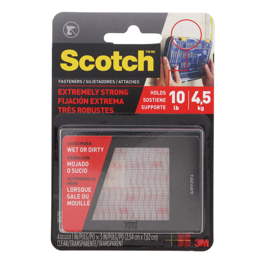 Scotch Extremely Strong Fasteners - Clear