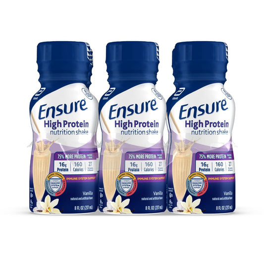 Ensure High Protein Nutrition Shakes 6 pk Bottles - Vanilla