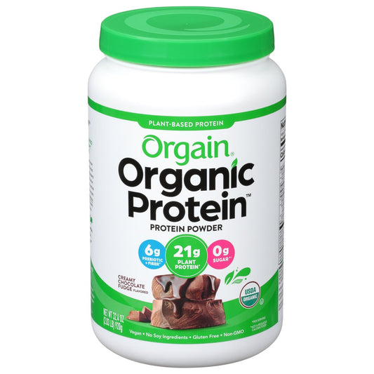 Orgain Organic 21g Protein Powder - Creamy Chocolate Fudge