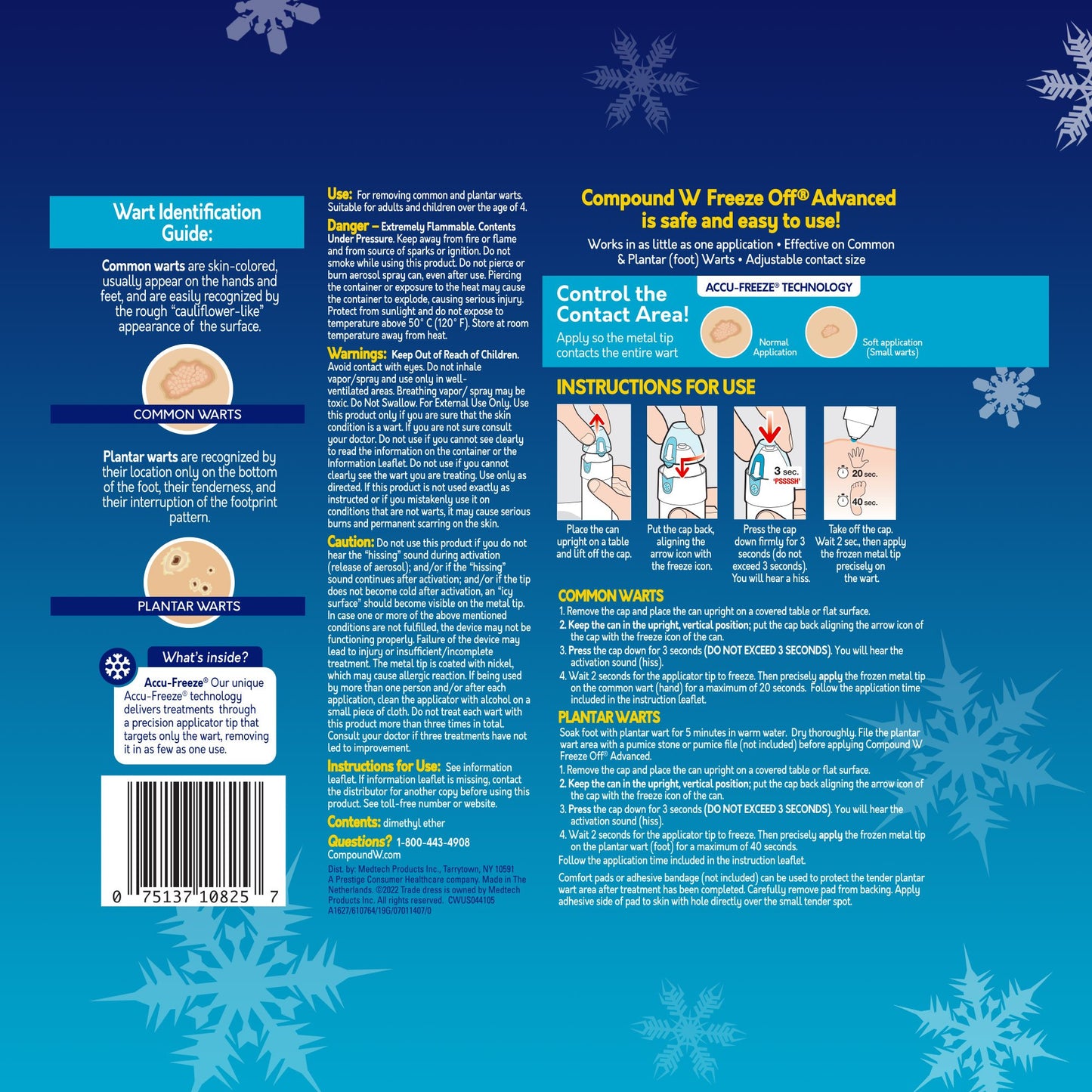 Compound W Wart Removal System Freeze Off Advanced