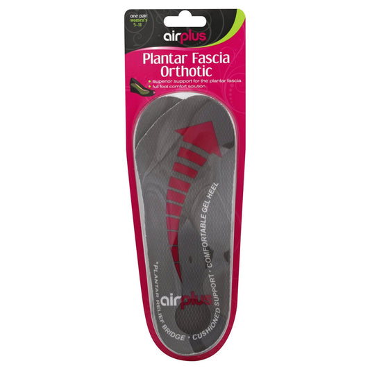 Airplus Plantar Fasciitis Orthotic Insole Women's 5-11
