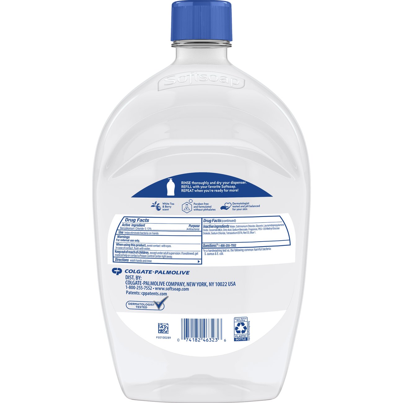 Softsoap Antibacterial Hand Soap Refill - White Tea & Berry