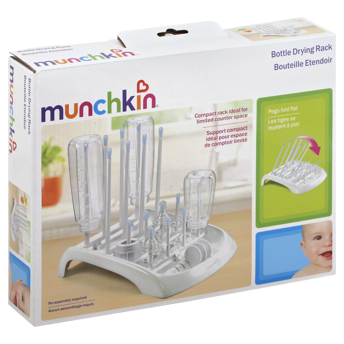 Munchkin Bottle Drying Rack, Assorted Colors