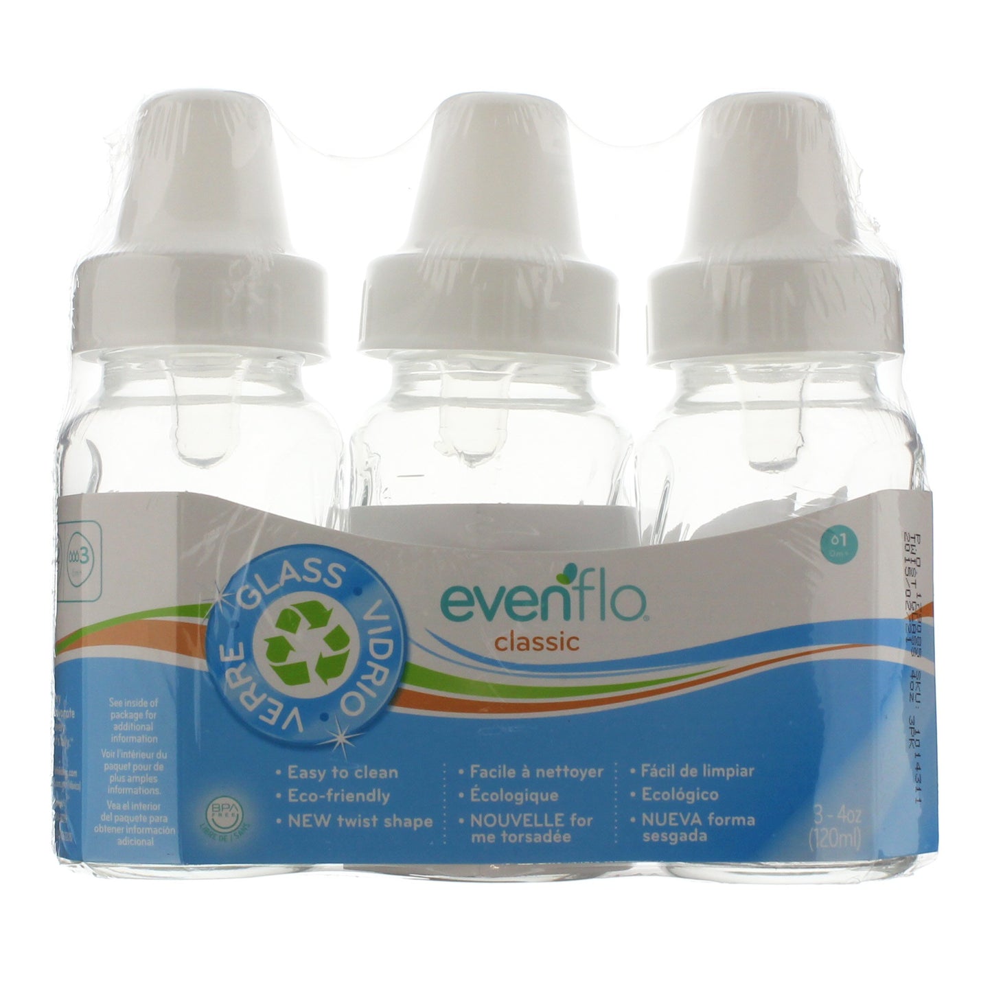 Evenflo Classic 4 oz Glass Bottles