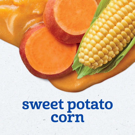 Gerber Stage 2 Baby Food - Sweet Potato Corn, 4 oz Tubs