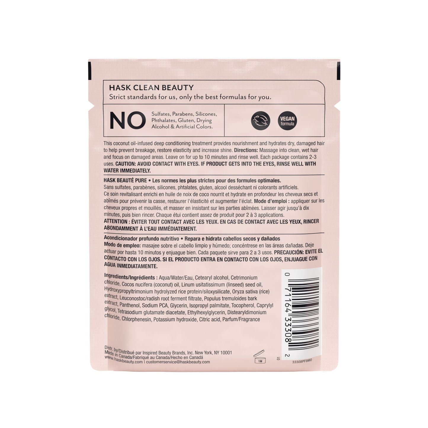 HASK Coconut Oil Nourishing Deep Conditioner