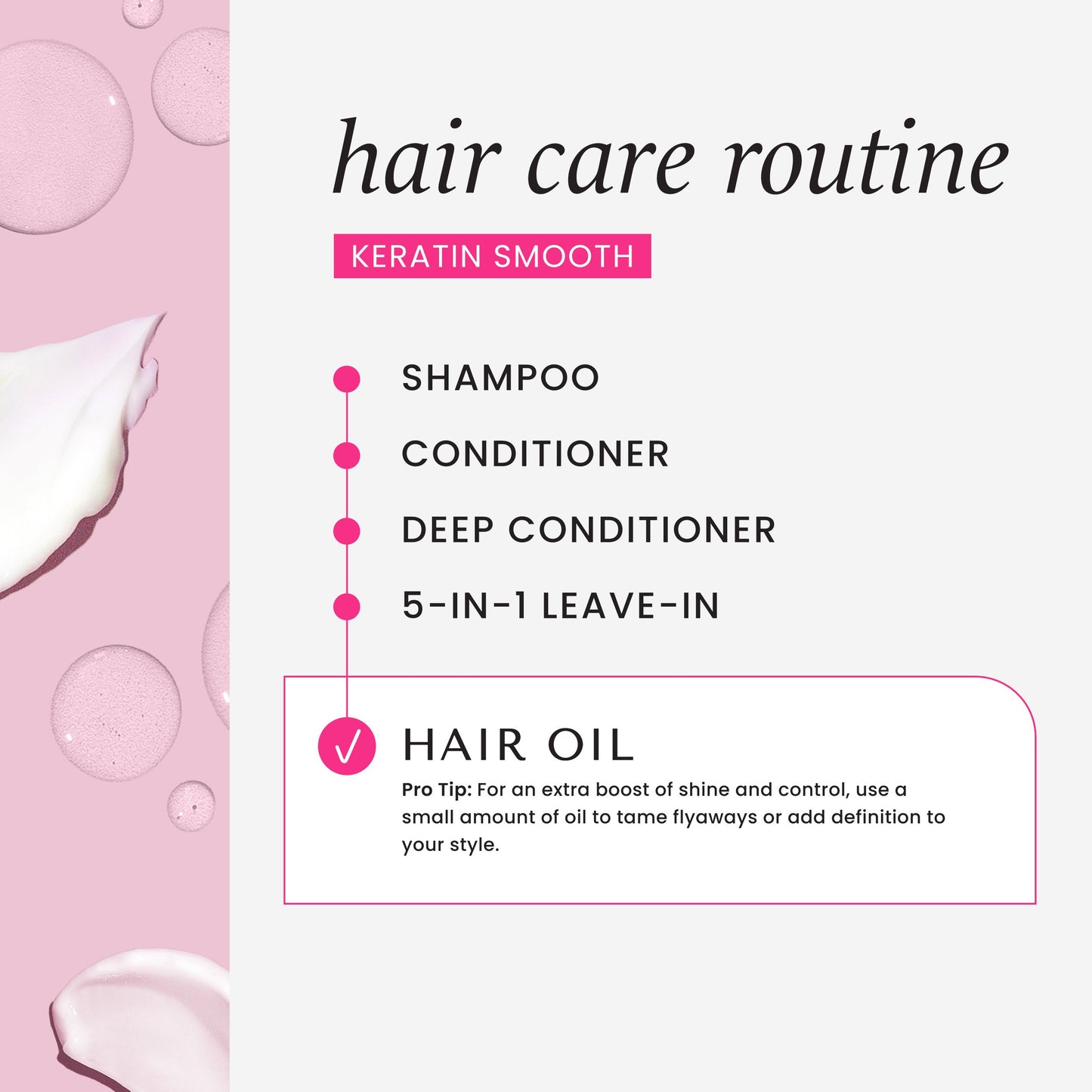 HASK Keratin Smoothing Hair Oil