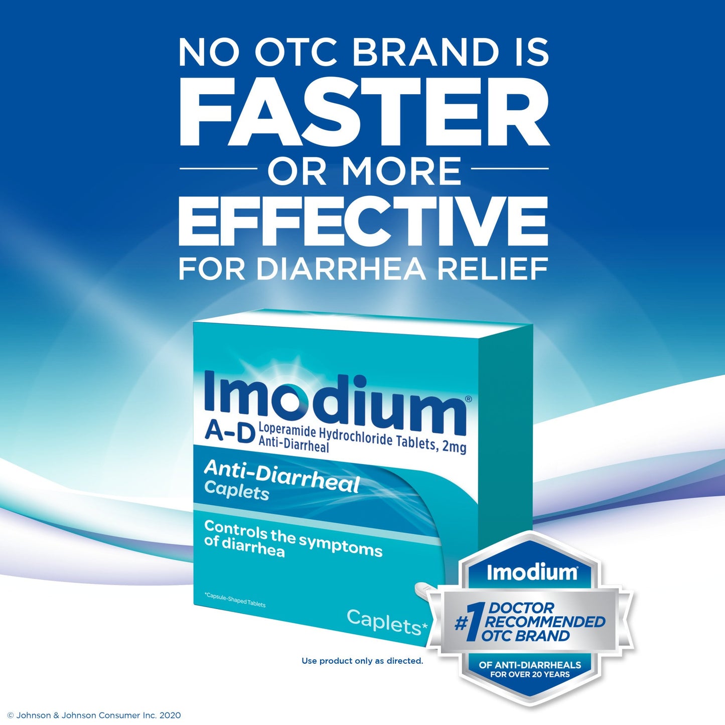 Imodium A-D Anti-Diarrhea Relief Caplets with Loperamide HCl