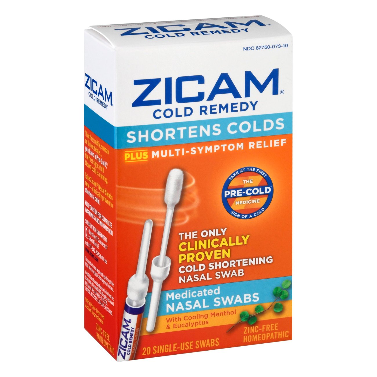 Zicam Cold Remedy Nasal Swabs