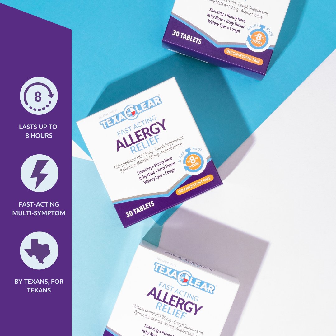 TexaClear Allergy Relief Tablets