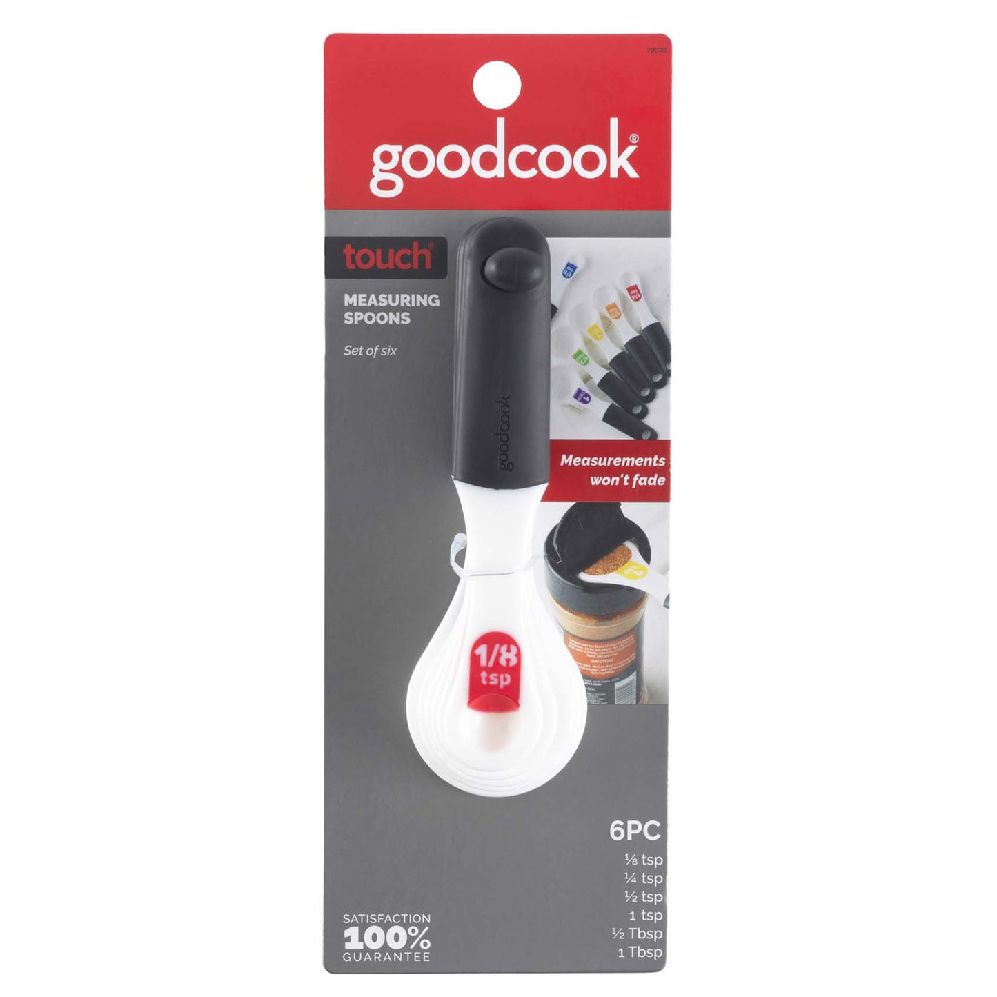 GoodCook Touch Plastic Measuring Spoons