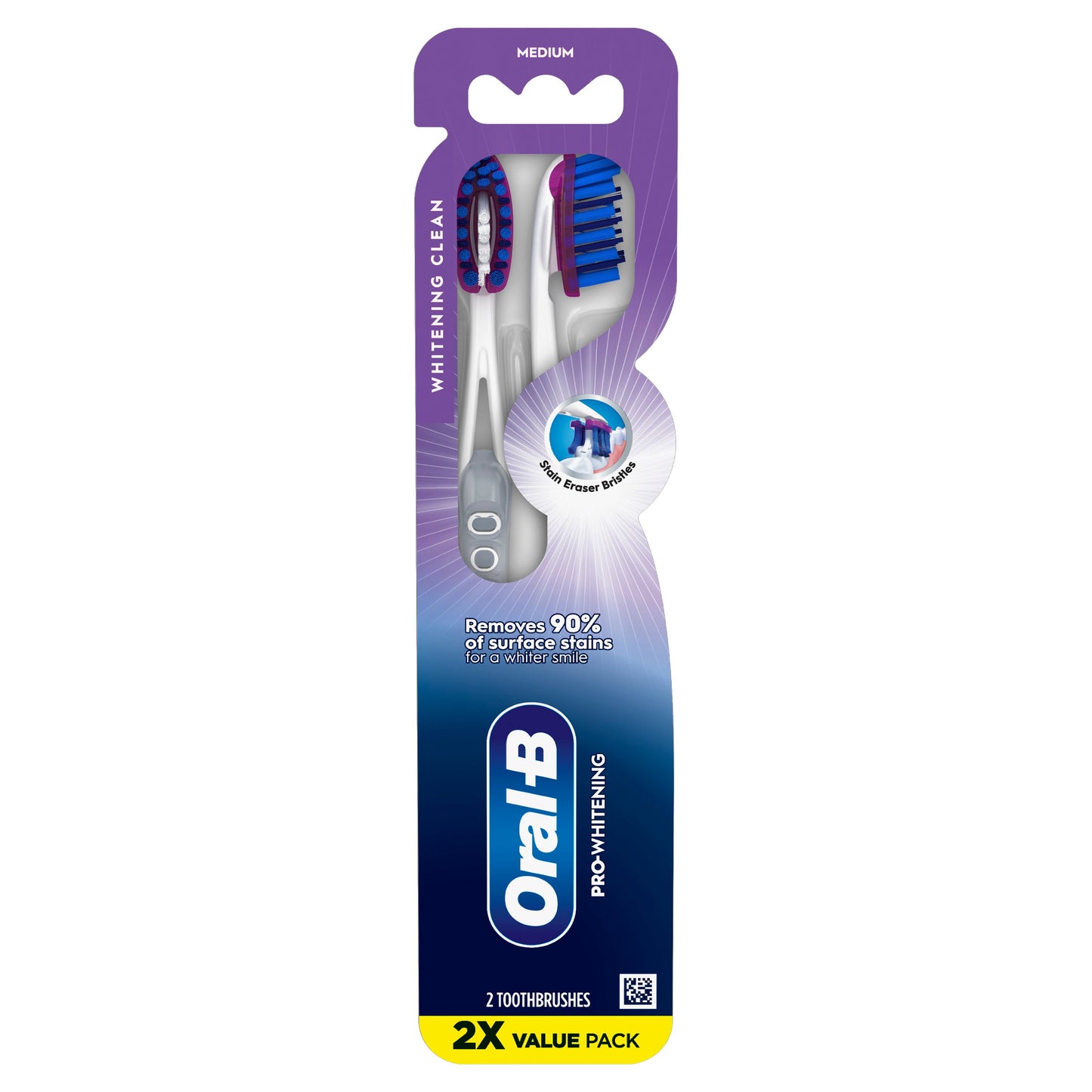 Oral-B Pro-Flex Stain Eraser Medium Toothbrushes