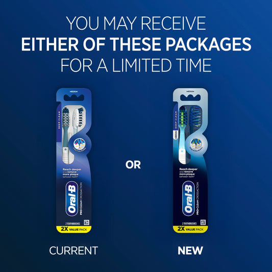Oral-B CrossAction All In One Toothbrushes - Deep Plaque Removal, Medium