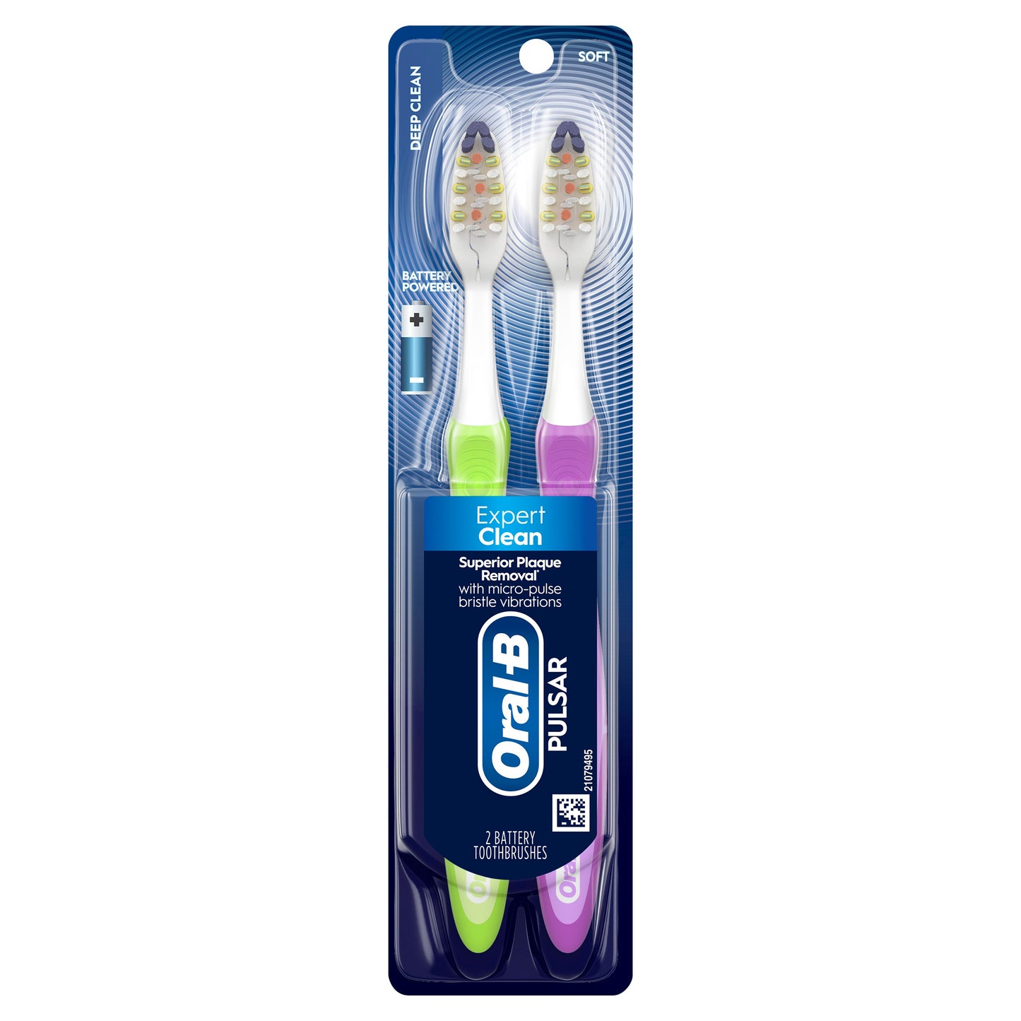 Oral-B Pulsar Expert Clean Battery Soft Toothbrushes