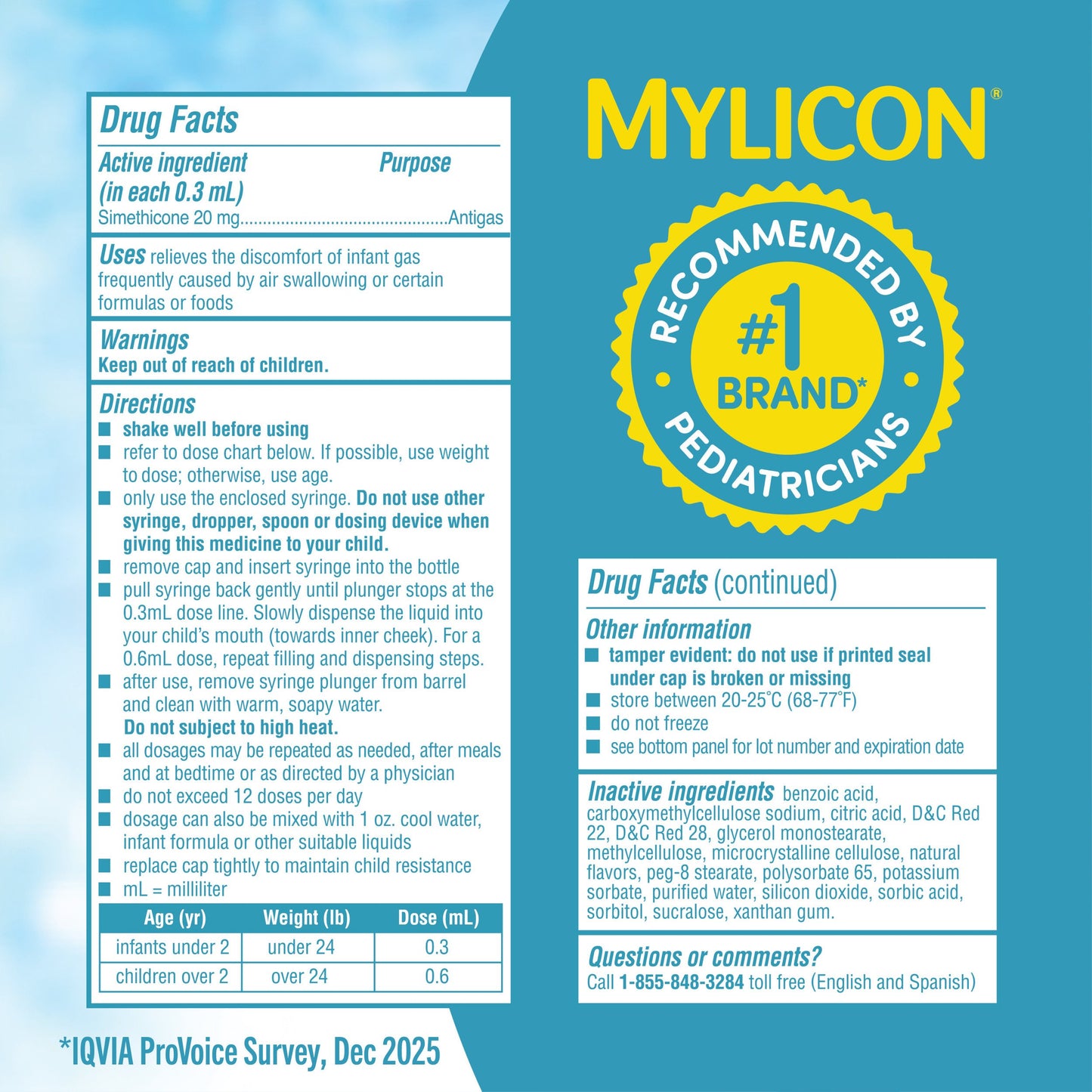 Mylicon Infants' Gas Relief Original Drops