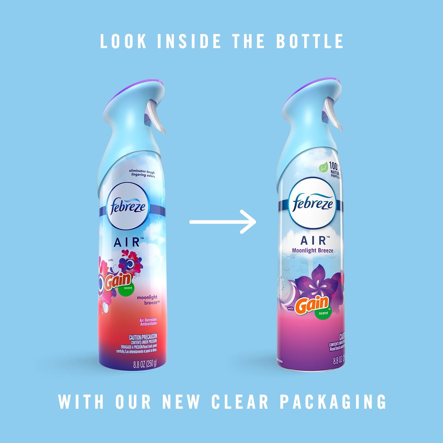 Febreze Odor-Fighting Air Freshener with Gain Moonlight Breeze Scent