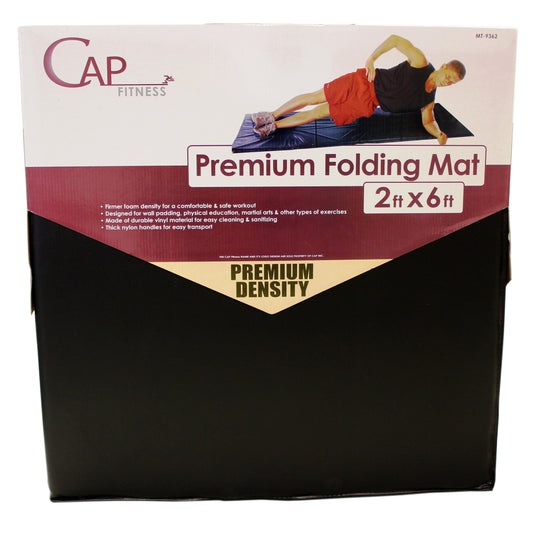 CAP Premium Folding Exercise Mat, 2 FT x 6 FT