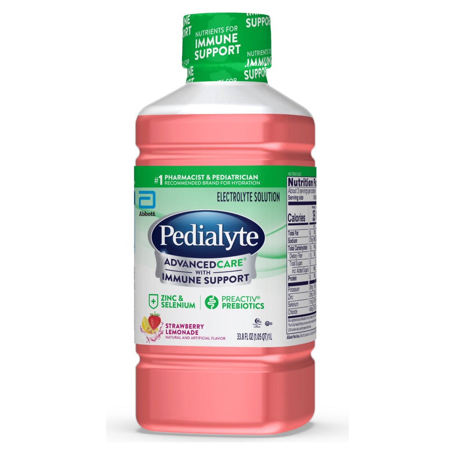 Pedialyte AdvancedCare Electrolyte Solution - Strawberry Lemonade