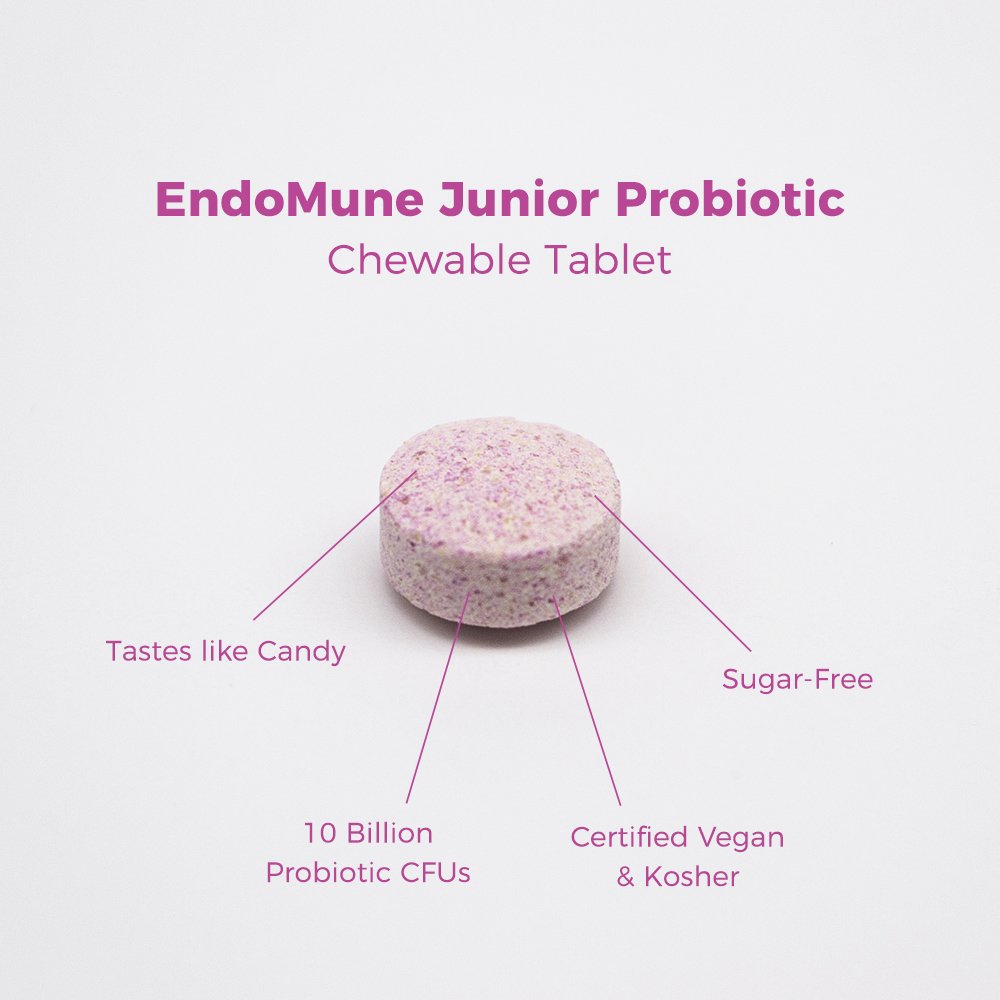 EndoMune Kids' Chewable Probiotic Tablets - Yummy Berry
