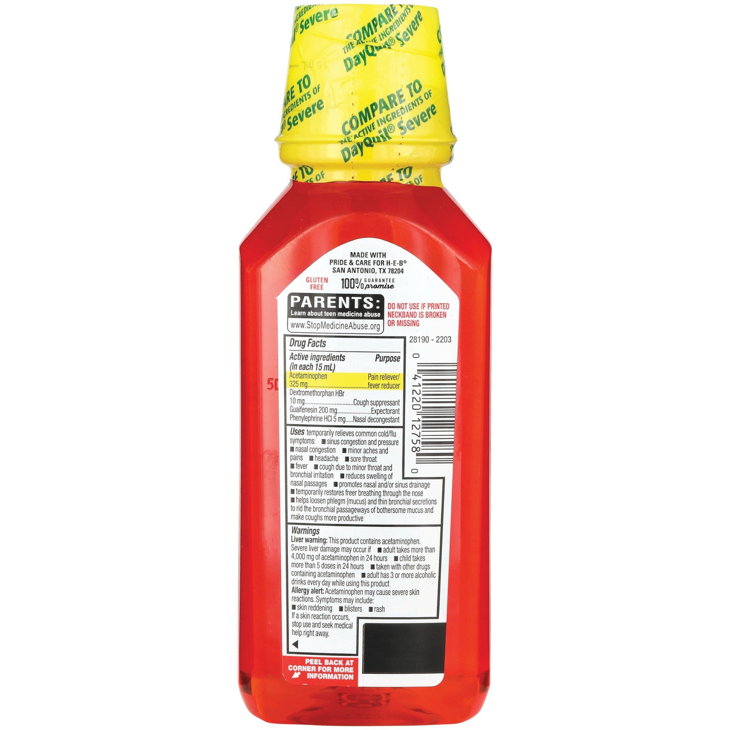 H-E-B Daytime Cold & Flu Severe
