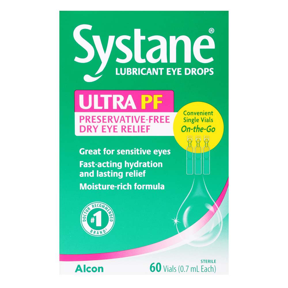 Systane Ultra PF Lubricant Eye Drop Vials