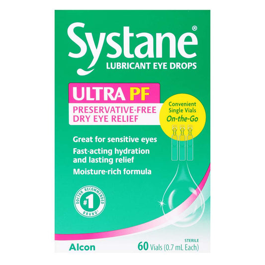 Systane Ultra PF Lubricant Eye Drop Vials