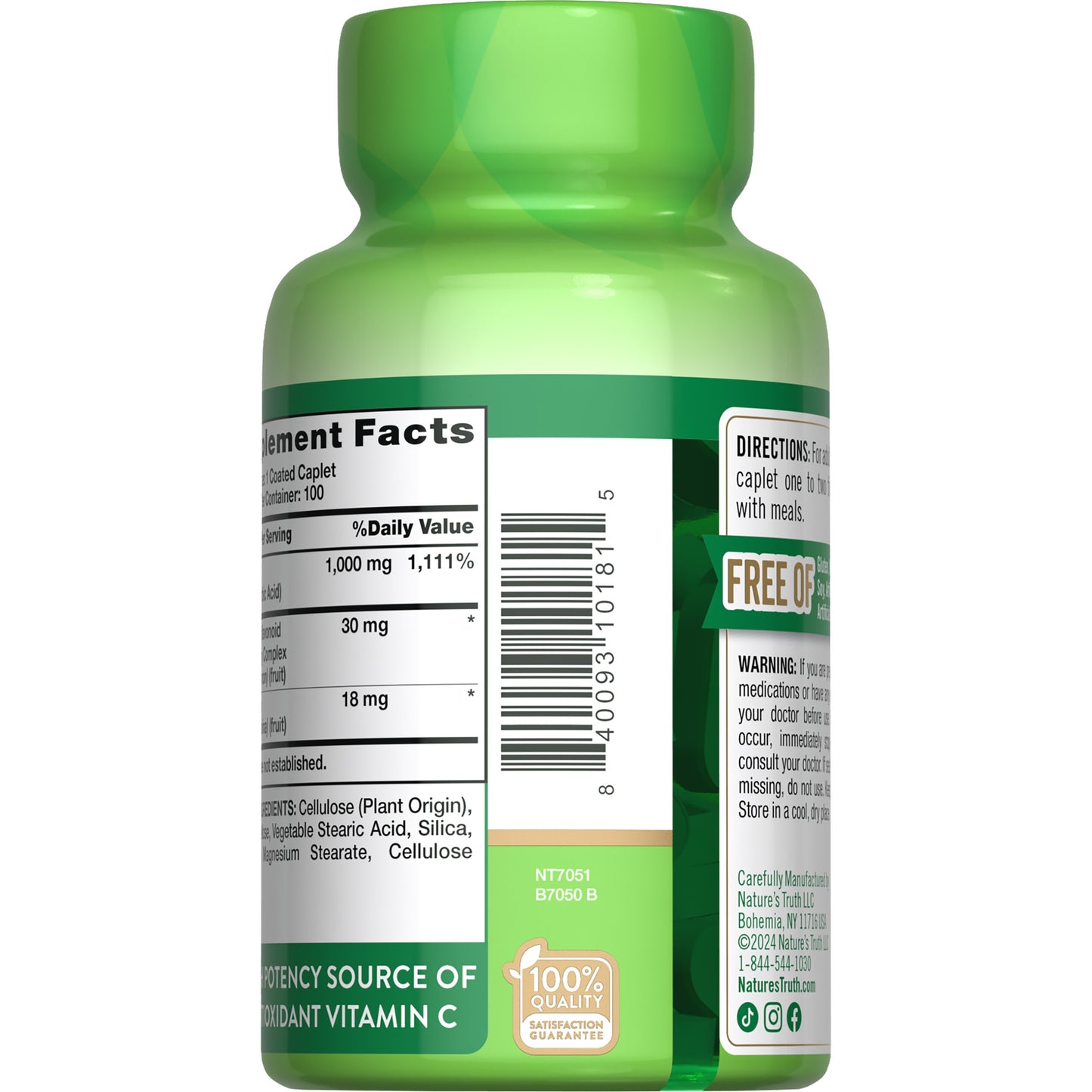 Nature's Truth Vitamin C 1000mg Coated Caplets