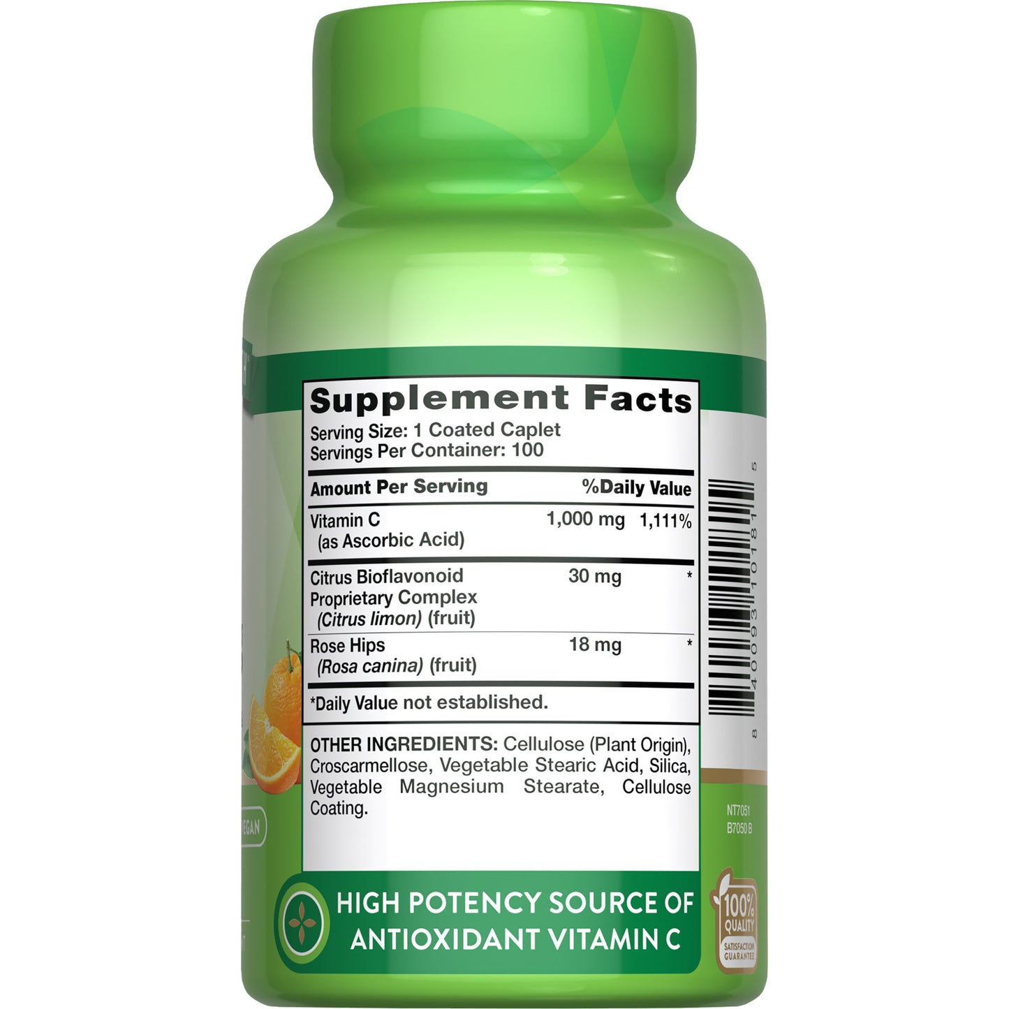 Nature's Truth Vitamin C 1000mg Coated Caplets
