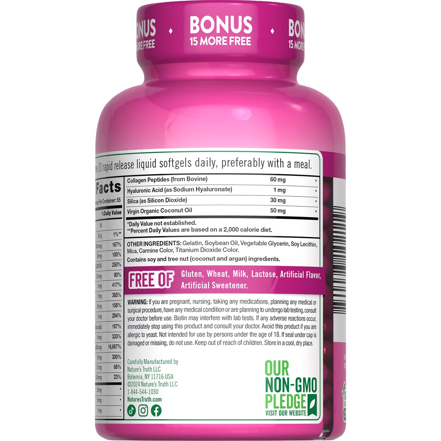 Nature's Truth Hair, Skin & Nails with 5,000 mcg Biotin