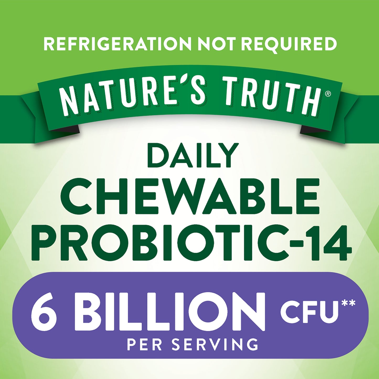 Nature's Truth Daily Probiotic-14 Chewable Tablets - Berry Flavor