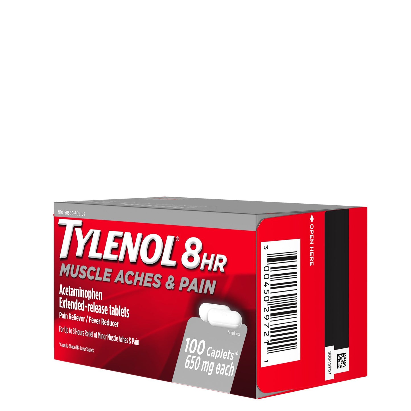 Tylenol 8-hr Muscle Aches & Pain Tablets, Acetaminophen