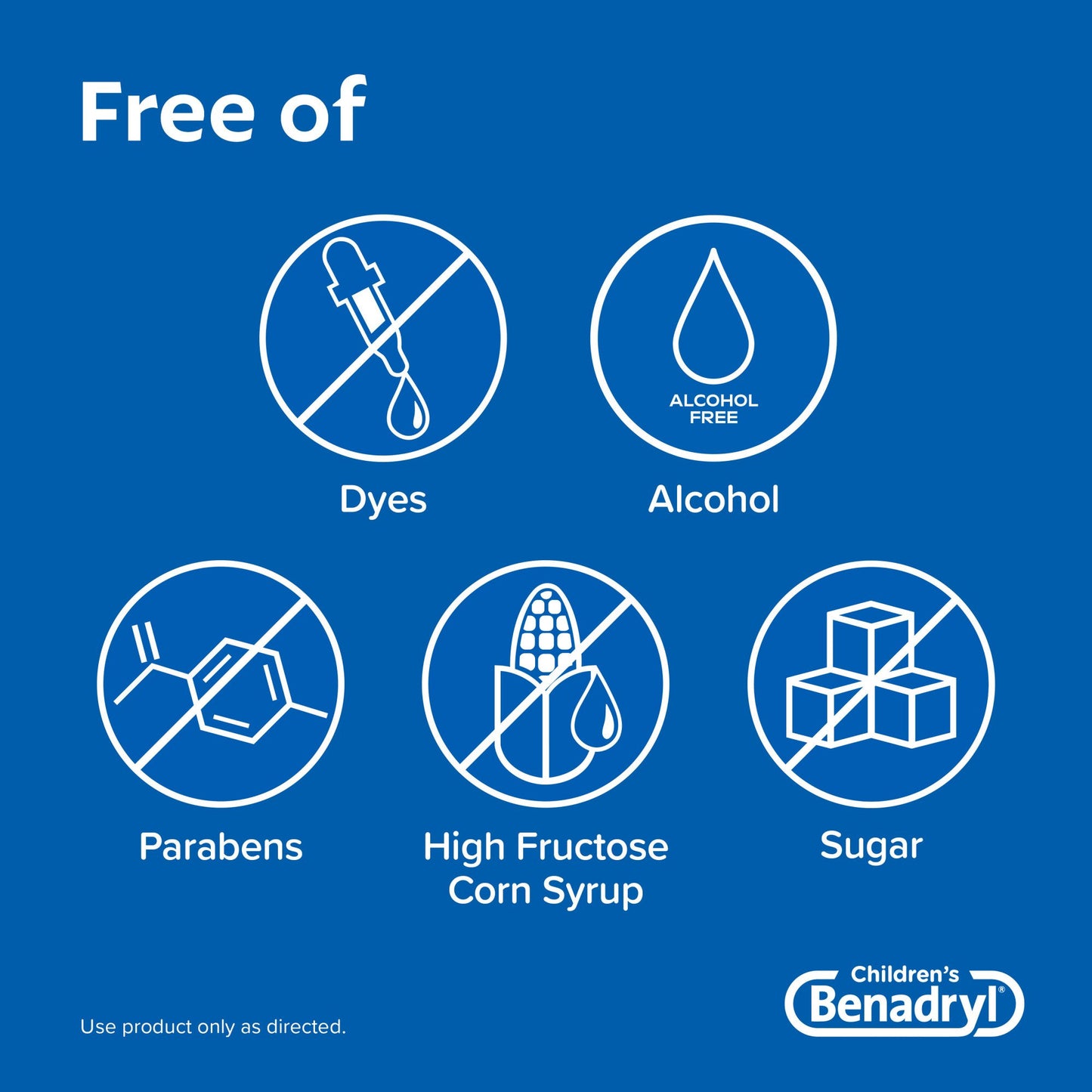 Benadryl Children's Dye-Free Allergy Liquid - Bubble Gum