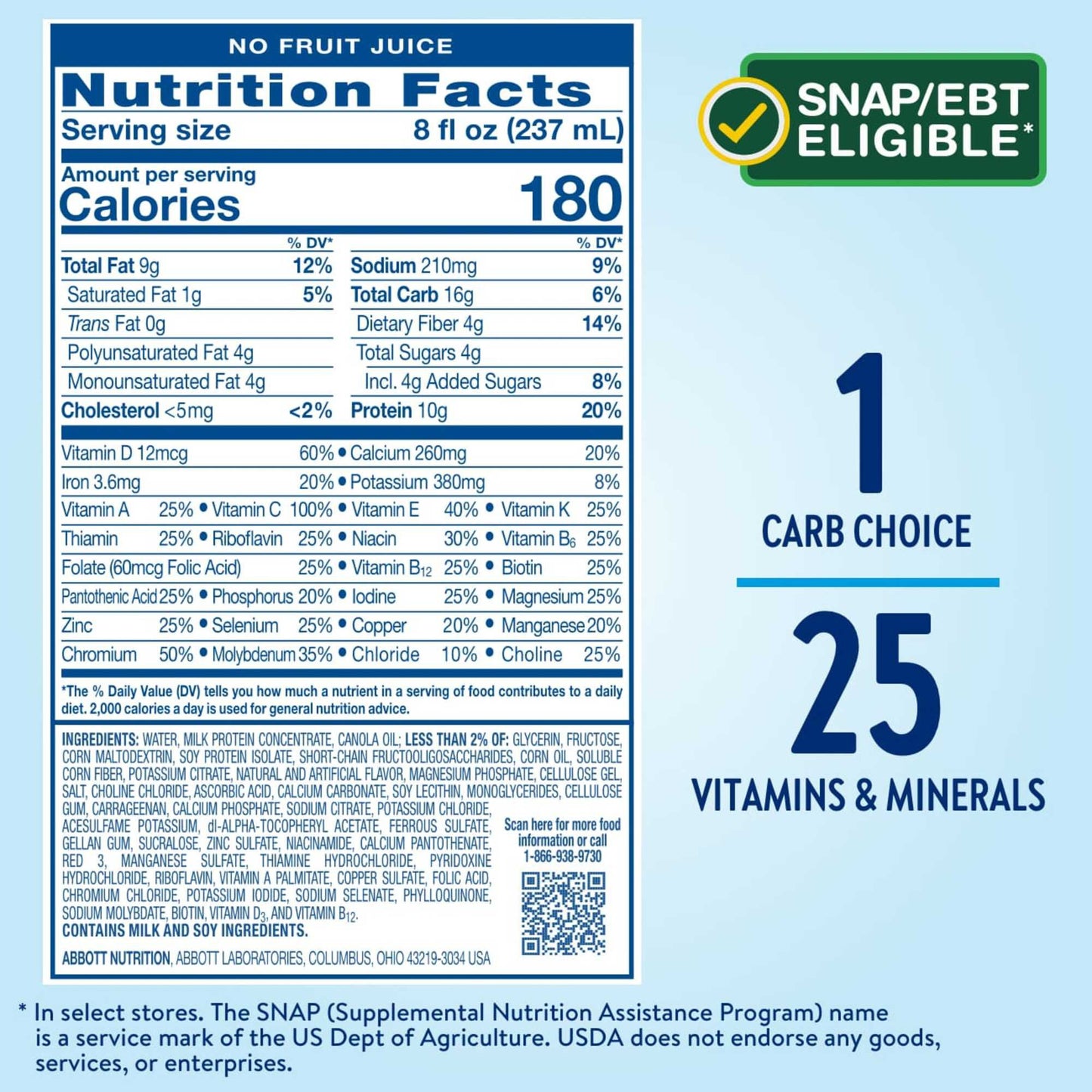 Glucerna 10g Protein Diabetes Nutritional Shake - Creamy Strawberry, 8 fl oz Bottles