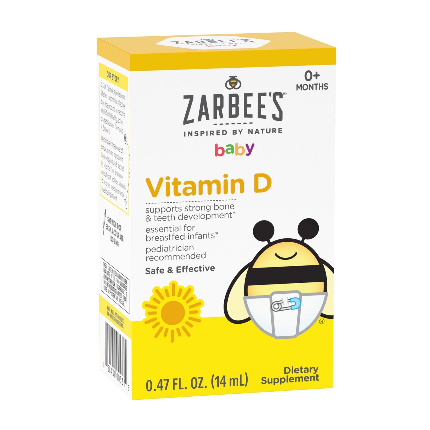 Zarbee's Baby Vitamin D Supplement Drops