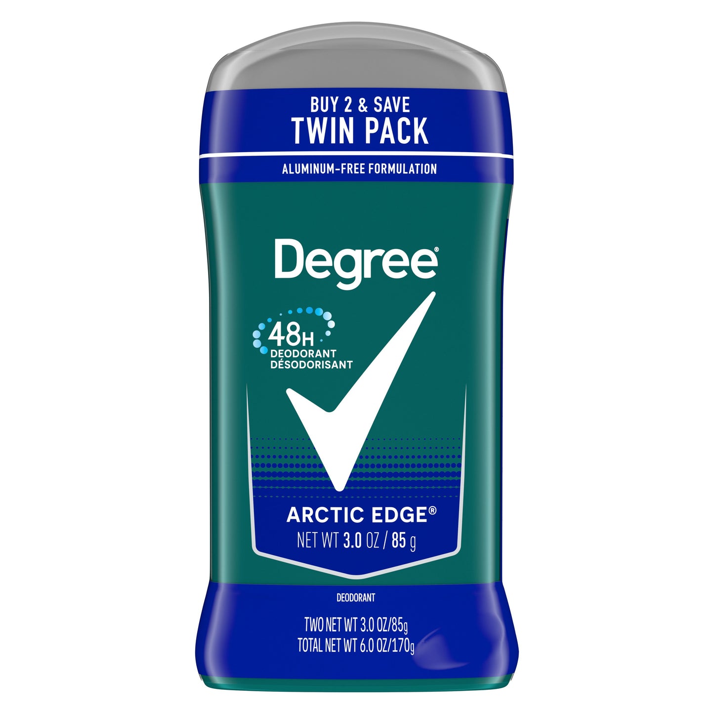 Degree Men 48 Hr Protection Deodorant - Arctic Edge, 3 oz