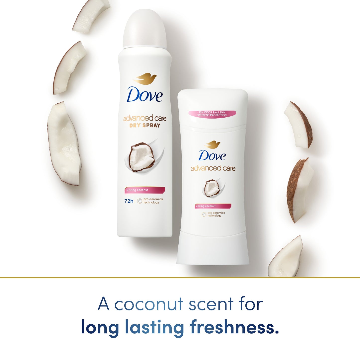 Dove Advanced Care Antiperspirant Deodorant - Coconut