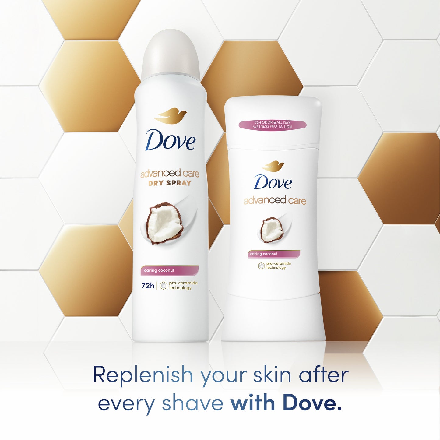 Dove Advanced Care Antiperspirant Deodorant - Coconut