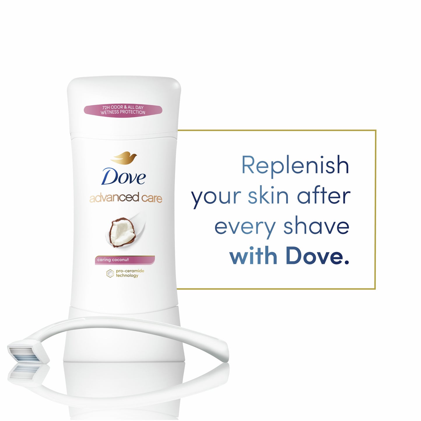 Dove Advanced Care Antiperspirant Deodorant - Coconut