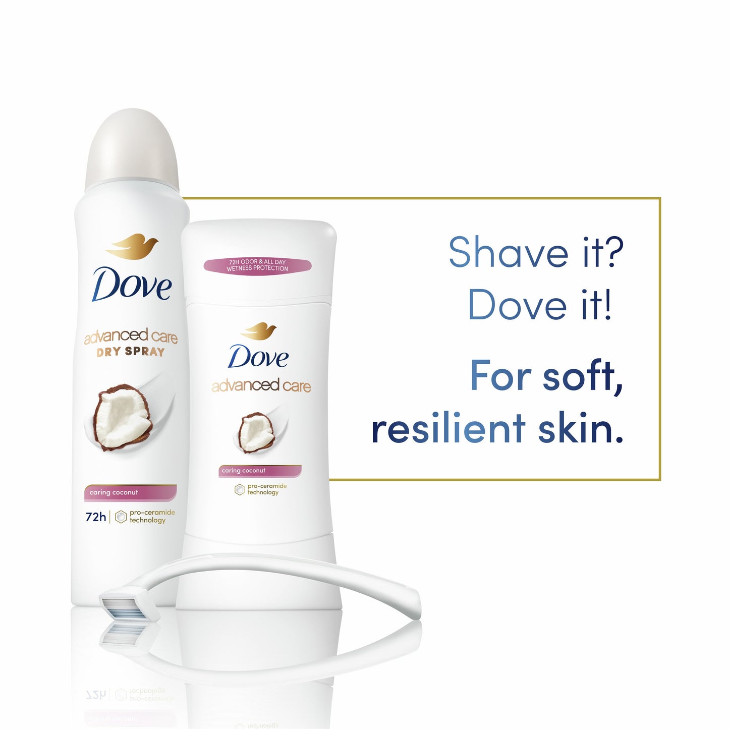 Dove Advanced Care Antiperspirant Deodorant - Coconut