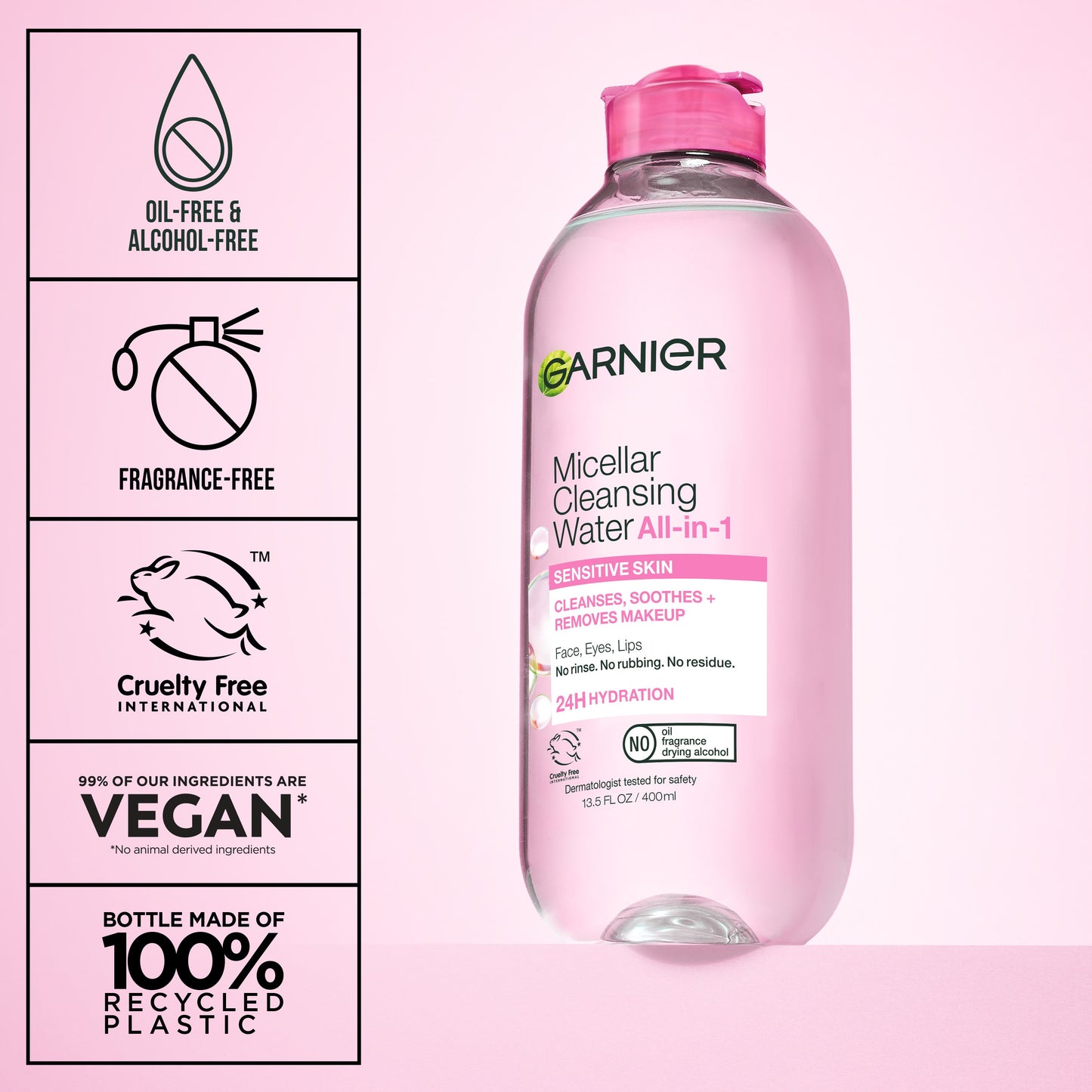 Garnier SkinActive Micellar Cleansing Water, For All Skin Types
