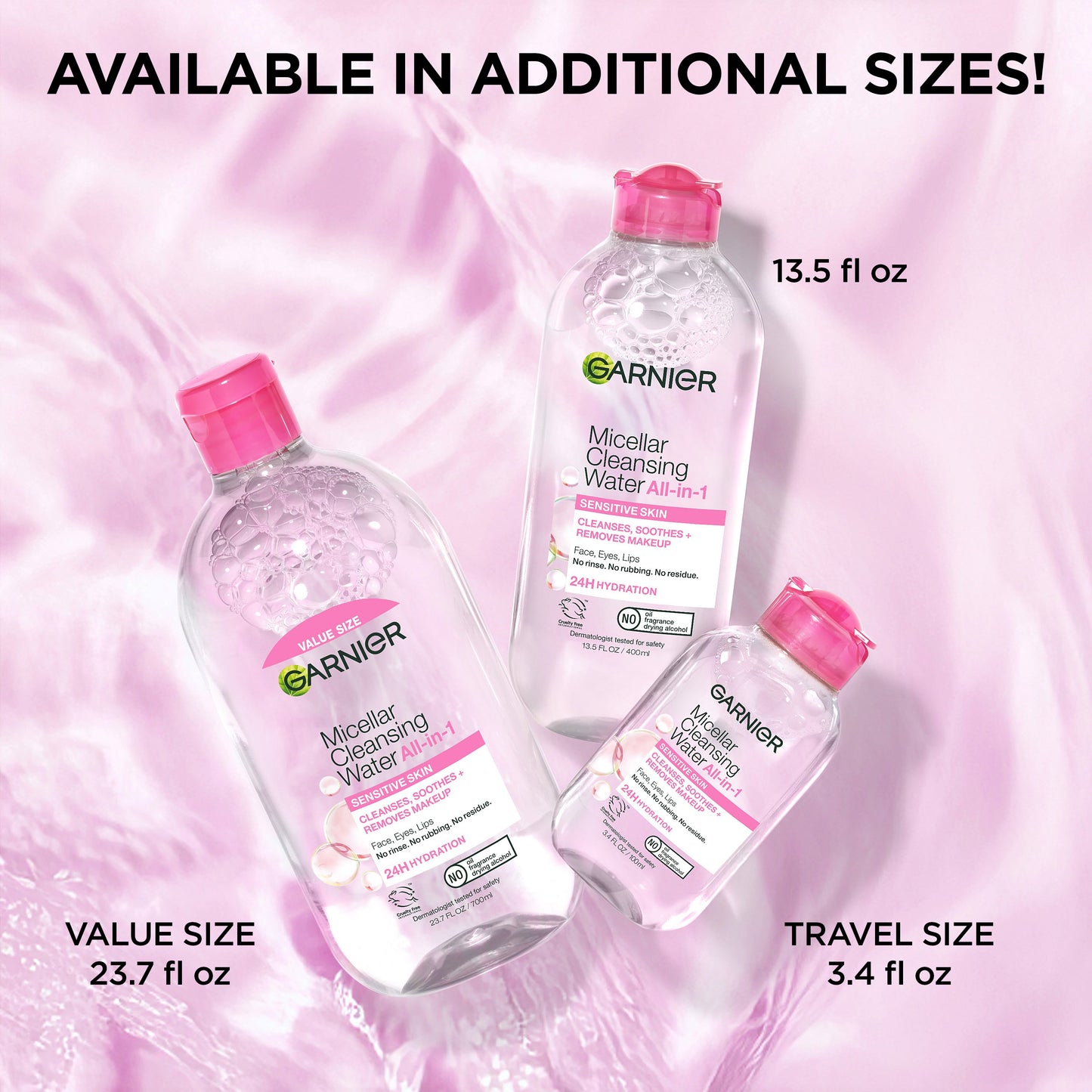 Garnier SkinActive Micellar Cleansing Water, For All Skin Types