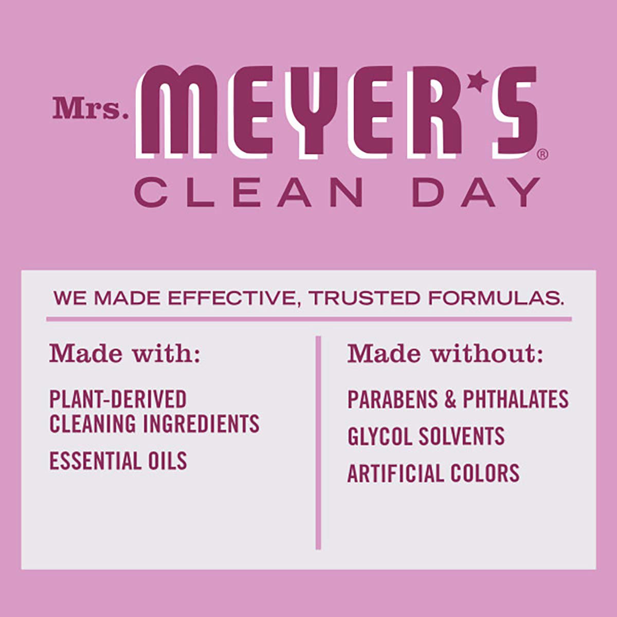 Mrs. Meyer's Clean Day Peony Scent Multi-Surface Everyday Cleaner Spray