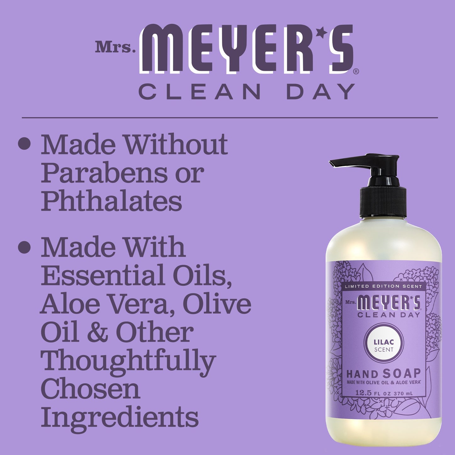 Mrs. Meyer's Clean Day Lilac Liquid Hand Soap