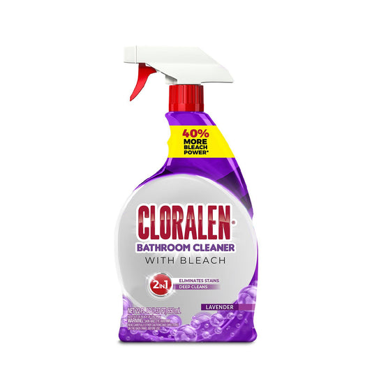 Cloralen Bathroom Cleaner with Bleach Spray - Lavender Scent