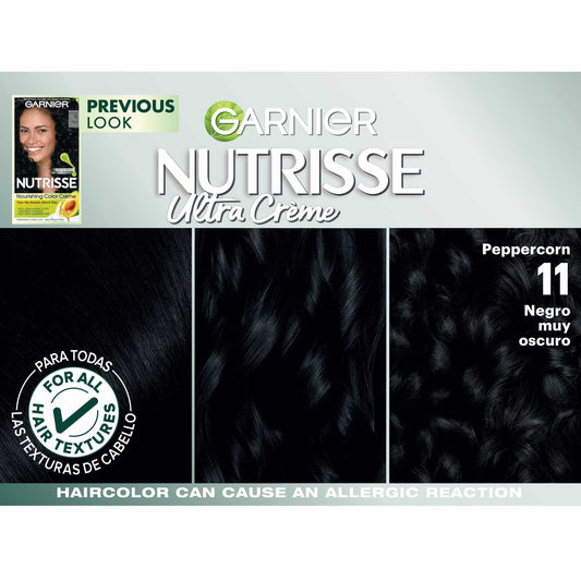 Garnier Nutrisse Ultra Crème Nourishing Permanent Color - 11 Blackest Black